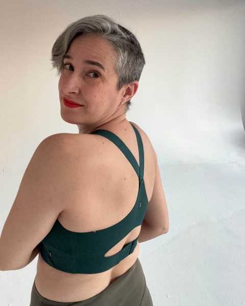 Kathryne Hall wearing On Endurance Front Zip Bra